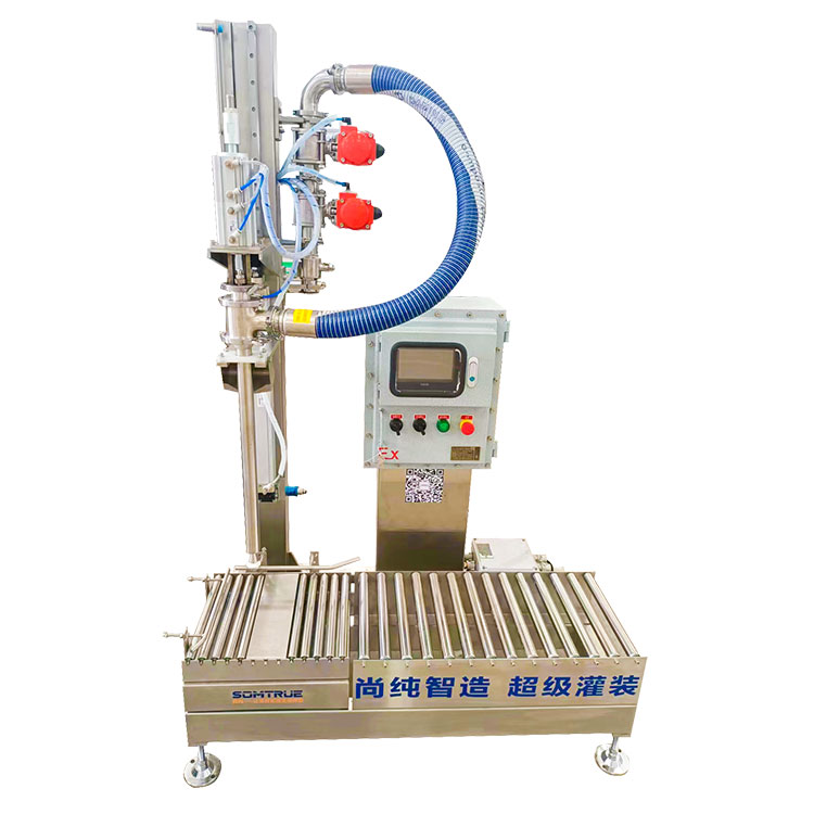 Máquina de enchimento de tinta semiautomática de barril 20L