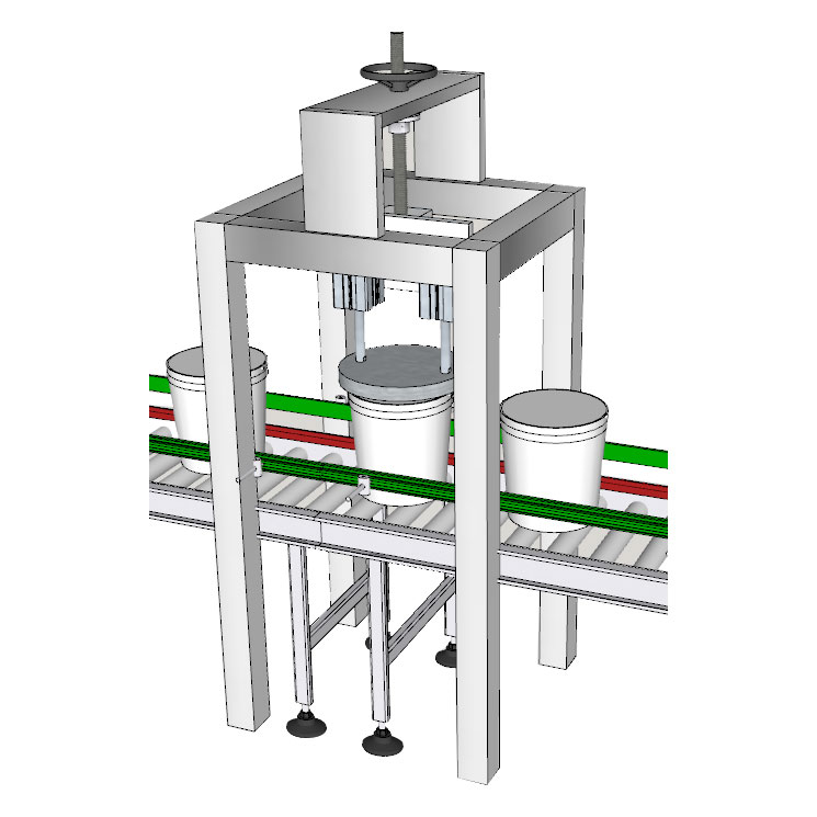 Equipamento principal da máquina tampadora